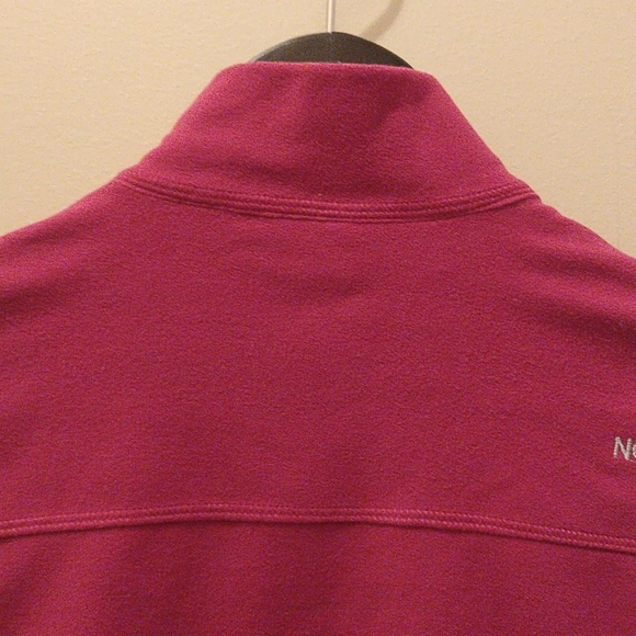 The North Face Pink Fleece Zip Up Sweater - Picture 12 of 14